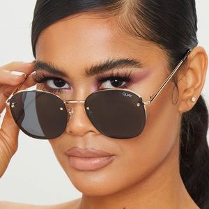 Quay Jezabell Rimless Sunglasses